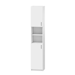 Высокий шкафчик для ванной D40 Sł п/л, белый цена и информация | Шкафчики для ванной | pigu.lt