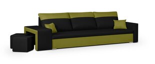 Sofa Bellezza Dakota, žalia/juoda kaina ir informacija | Sofos | pigu.lt