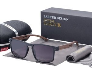 Высококачественные поляризованные солнцезащитные очки Barcur с антибликовым покрытием и фильтром UV-400. цена и информация | Солнцезащитные очки для мужчин | pigu.lt