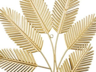 Металлическое украшение - Пальмовые листья цена и информация | Репродукции, картины | pigu.lt