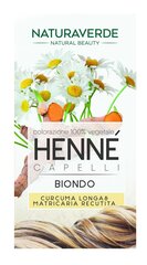 Henna natūrali plaukų dažymui Naturaverde, blondinė, 100 g kaina ir informacija | Plaukų dažai | pigu.lt