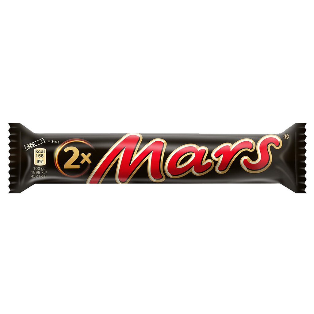 Šokoladinis batonėlis Mars 2 pack, 70 g цена и информация | Saldumynai | pigu.lt