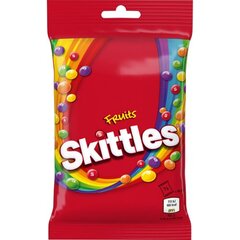 Драже Skittles Fruit Pouch, 125 г цена и информация | Сладости | pigu.lt