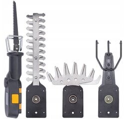Akumuliatorinių sodo įrankių rinkinys PowerMat 4in1 цена и информация | Кусторезы, ножницы для газона | pigu.lt