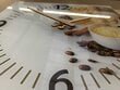 Sieninis laikrodis iš stiklo - Kava ir kruasanas kaina ir informacija | Laikrodžiai | pigu.lt