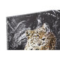 Paveikslas DKD Home Decor Leopardas (50 x 1.8 x 70 cm) (4 pcs) kaina ir informacija | Reprodukcijos, paveikslai | pigu.lt