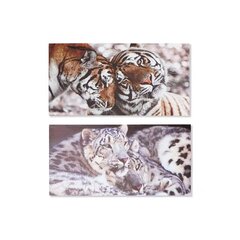 Картина DKD Home Decor, Тигр (80 x 1.8 x 40 cm) (2 шт.) цена и информация | Репродукции, картины | pigu.lt