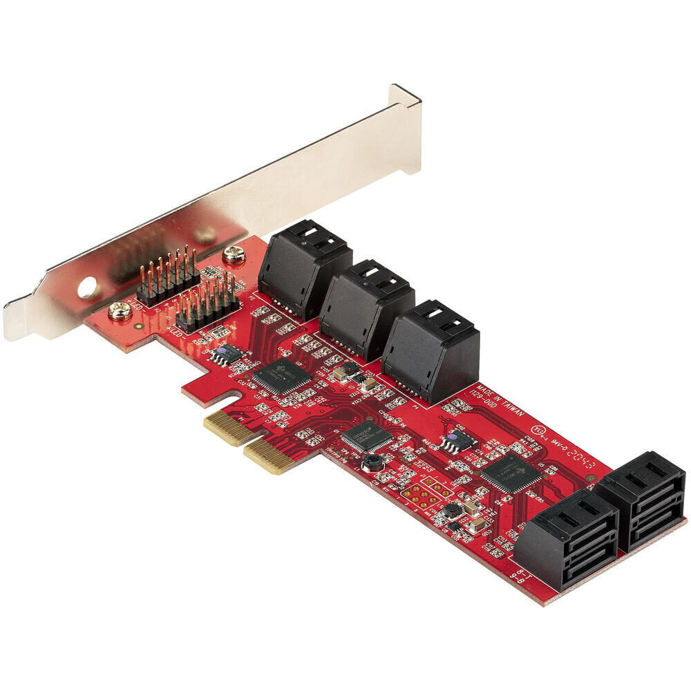 PCI korta Startech 10P6G-PCIE-SATA-CARD kaina ir informacija | Valdikliai | pigu.lt