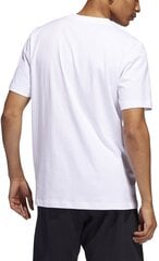 Футболка Adidas Univ Bos, белая HC6911 HC6911/3XL цена и информация | Мужские футболки | pigu.lt
