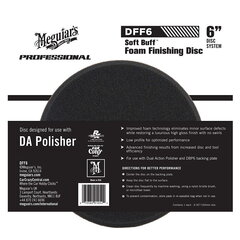 Meguiar's DFF6 PRO 6'' Soft Buff DA šlifavimo padas, 150 mm kaina ir informacija | Auto reikmenys | pigu.lt