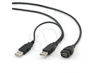 Кабель (удлинитель) Gembird USB 2.0, 0.9м цена и информация | Кабели и провода | pigu.lt