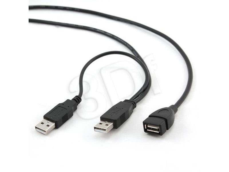 Gembird USB 2.0 Kabelis (prailginimo) 0.9m kaina ir informacija | Kabeliai ir laidai | pigu.lt