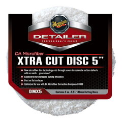 Мягкий полировальный диск из микрофибры Meguiars DMX5 PRO  5'' 125 мм Soft Microfiber Xtra Cutting Polish Disc (2 шт.) США цена и информация | Автопринадлежности | pigu.lt