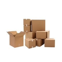 Gofruoto kartono dėžė 310x220x260 cm, ruda kaina ir informacija | Dovanų pakavimo priemonės | pigu.lt