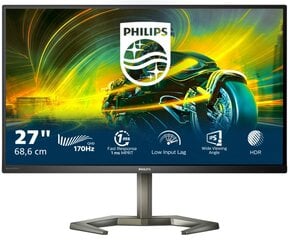 Монитор  27M1N5500ZA 27 cali IPS 170Hz HDMIx2 DPx2 Pivot Speakers цена и информация | Philips Мониторы, стойки для мониторов | pigu.lt