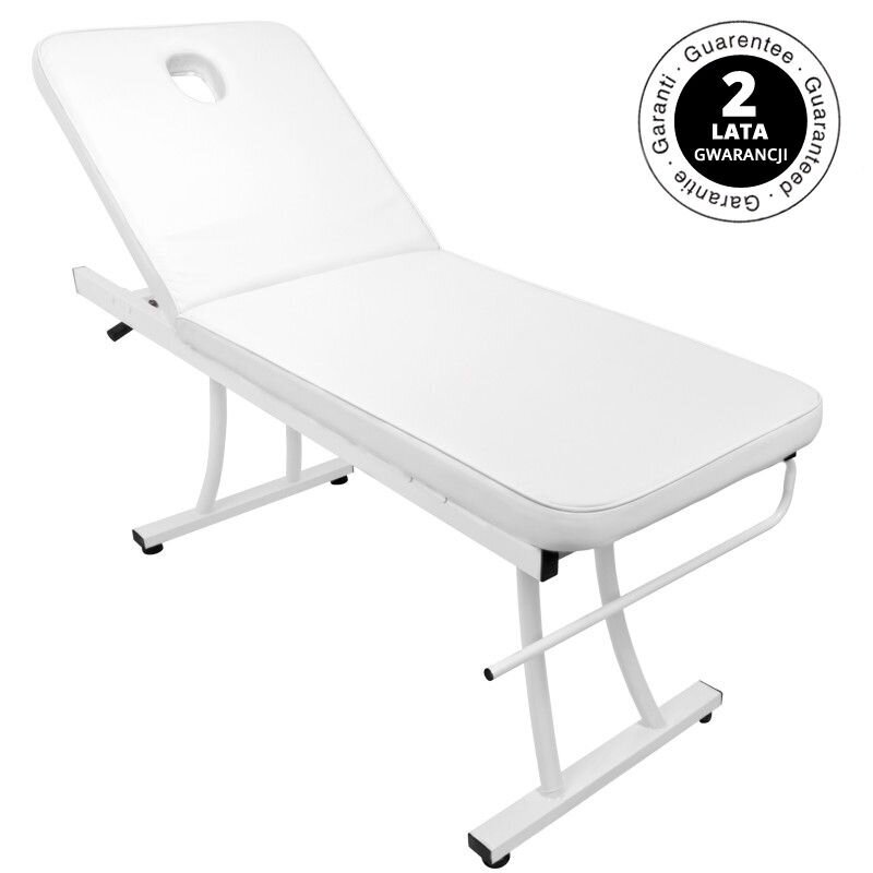 Profesionalus masažo stalas-gultas Azzuro 328, baltas kaina ir informacija | Baldai grožio salonams | pigu.lt