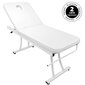 Profesionalus masažo stalas-gultas Azzuro 328, baltas kaina ir informacija | Baldai grožio salonams | pigu.lt
