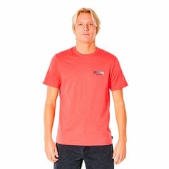 Marškinėliai vyrams Rip Curl Revival Inverted M S6441280, rožiniai kaina ir informacija | Sportinė apranga vyrams | pigu.lt