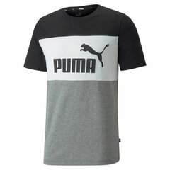 Спортивная футболка с коротким рукавом Puma  ESS+ Colorblock M Чёрный S6441451 цена и информация | Мужская спортивная одежда | pigu.lt