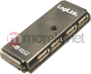 LogiLink - HUB USB 2.0 4-portowy kaina ir informacija | Adapteriai, USB šakotuvai | pigu.lt