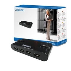 - LogiLink HUB USB, 2.0 4. цена и информация | Адаптеры, USB-разветвители | pigu.lt