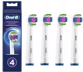 Насадки ORAL-B EB18RB 3D WHITE Maximiser цена и информация | Насадки для электрических зубных щеток | pigu.lt