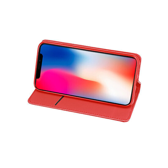 Smart Book Magnet telefono dėklas skirtas Samsung Galaxy A53 5G, raudonas kaina ir informacija | Telefono dėklai | pigu.lt