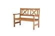 Sulankstomas lauko suoliukas sofa su atlošu Malmo, rudas/medaus spalvos kaina ir informacija | Lauko suolai | pigu.lt
