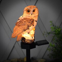 Солнечная светодиодная лампа Owl цена и информация | Уличные светильники | pigu.lt