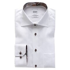 Рубашка мужская с контрастным воротником, белая (Regular), 22OS / VOS0060801 цена и информация | Мужские рубашки | pigu.lt