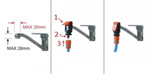 Универсальный адаптер для крана цена и информация | Оборудование для полива | pigu.lt