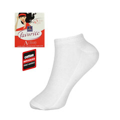 Женские короткие носки Favorite 22111 white цена и информация | Женские носки | pigu.lt