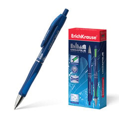 Ручка шариковая автоматическая синяя  MEGAPOLIS Concept (в коробке по 12 шт.) цена и информация | Письменные принадлежности | pigu.lt