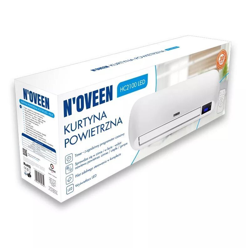 Šildytuvas Air curtain N'oveen HC2100 LED kaina ir informacija | Šildytuvai | pigu.lt