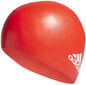 Plaukimo kepuraitė Adidas, raudona kaina ir informacija | Plaukimo kepuraitės | pigu.lt