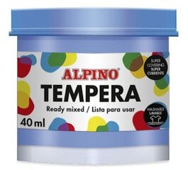 Гуашь темпера Alpino, 40 мл, blue cyan цена и информация | Принадлежности для рисования, лепки | pigu.lt