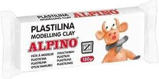 Plastilinas Alpino, 150g, white kaina ir informacija | Piešimo, tapybos, lipdymo reikmenys | pigu.lt