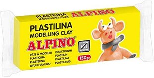 Пластилин Alpino, 150г, светло-желтый цена и информация | Принадлежности для рисования, лепки | pigu.lt