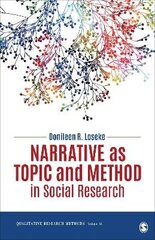 Narrative As Topic And Method In Social Research kaina ir informacija | Užsienio kalbos mokomoji medžiaga | pigu.lt