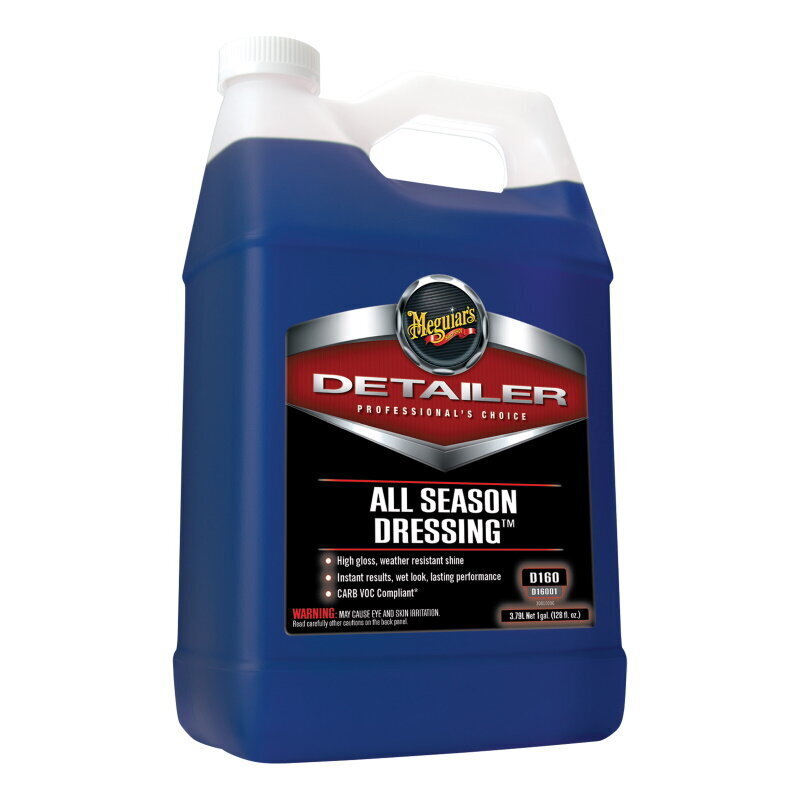 Meguiar's D16001 All Season Dressing apsauginė danga, 3.78 L kaina ir informacija | Autochemija | pigu.lt