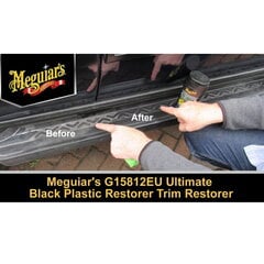 Meguiars G15812EU Ultimate Black Plastic Restorer Trim apsauginė danga, 355 ml kaina ir informacija | Autochemija | pigu.lt
