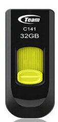 Флэш-накопитель Team Group C141 USB 32 ГБ USB Type-A 2.0 черный, желтый цена и информация | USB накопители | pigu.lt