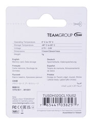 Team Group MicroSDHC Class 10 32 GB цена и информация | Карты памяти для телефонов | pigu.lt