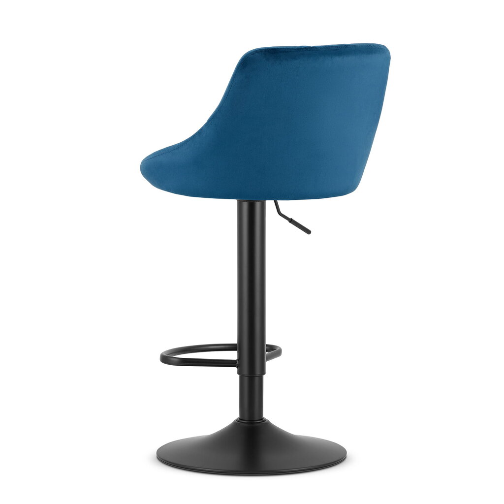Baro-pusbario kėdė Kast, gobelenas, mėlyna kaina ir informacija | Virtuvės ir valgomojo kėdės | pigu.lt