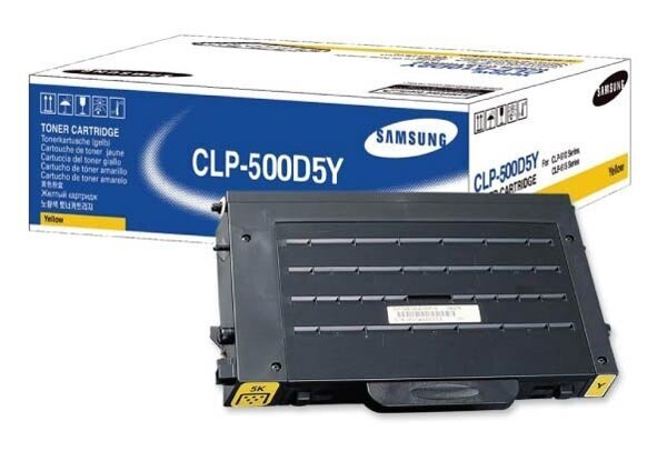 Samsung CLP-500D5Y, geltona kaina ir informacija | Kasetės lazeriniams spausdintuvams | pigu.lt