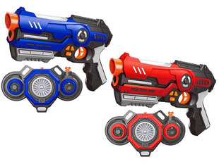 Lazeriniai dažasvydžio šautuvai 2 vnt. - raudonas, mėlynas kaina ir informacija | Žaislai berniukams | pigu.lt