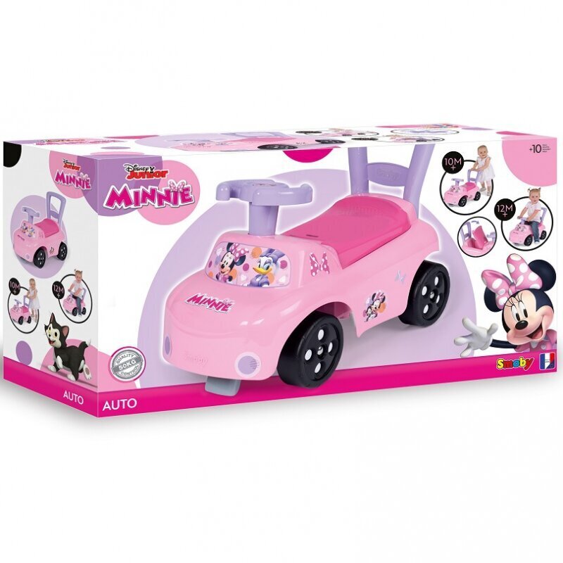 Paspiriama mašinėlė stumdukas Smoby Minnie Mouse kaina ir informacija | Žaislai kūdikiams | pigu.lt