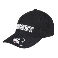 Кепка Mickey Mouse, чёрная, 58 cм цена и информация | Женские шапки | pigu.lt