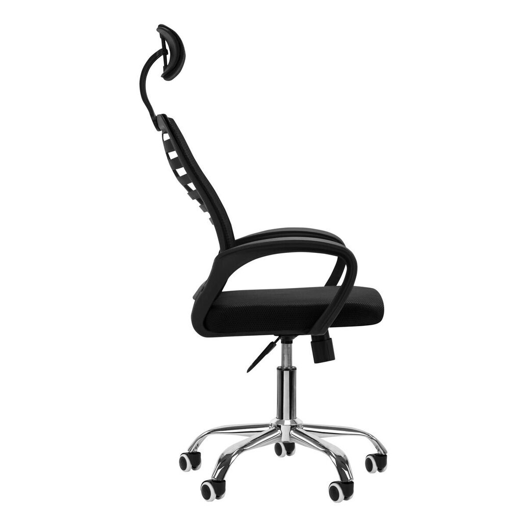 Registratūros, biuro kėdė QS-02, juodos spalvos kaina ir informacija | Baldai grožio salonams | pigu.lt