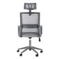 Registratūros, biuro kėdė QS-05, pilkos spalvos kaina ir informacija | Baldai grožio salonams | pigu.lt